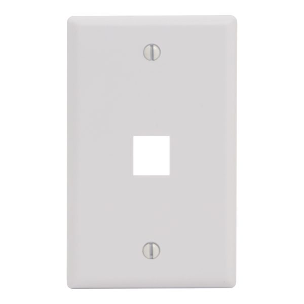 Classic Faceplate 1 Port Single Gang IC107F01WH