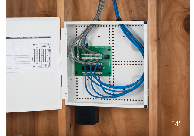 14 inch Voice and Data Residential Wiring Enclosure