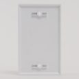 Faceplate Blank Single Gang Back IC630EB0WH