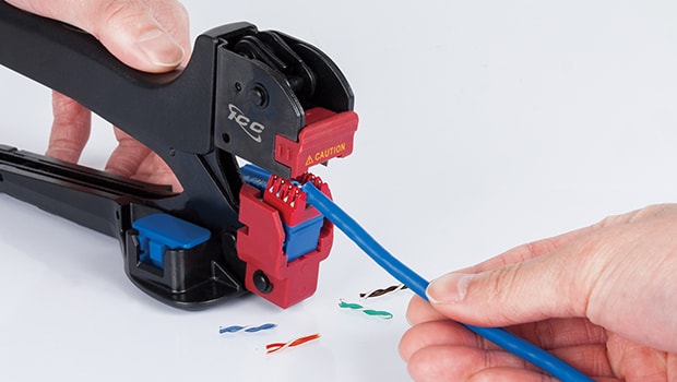 CAT6 Keystone Jack with JackEasy™ termination tool