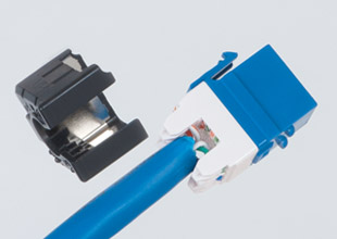 Shielded wiring cap