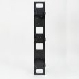 Vertical Metal Channel 7 Foot Rack 2 Sets Front ICCMSC40BK